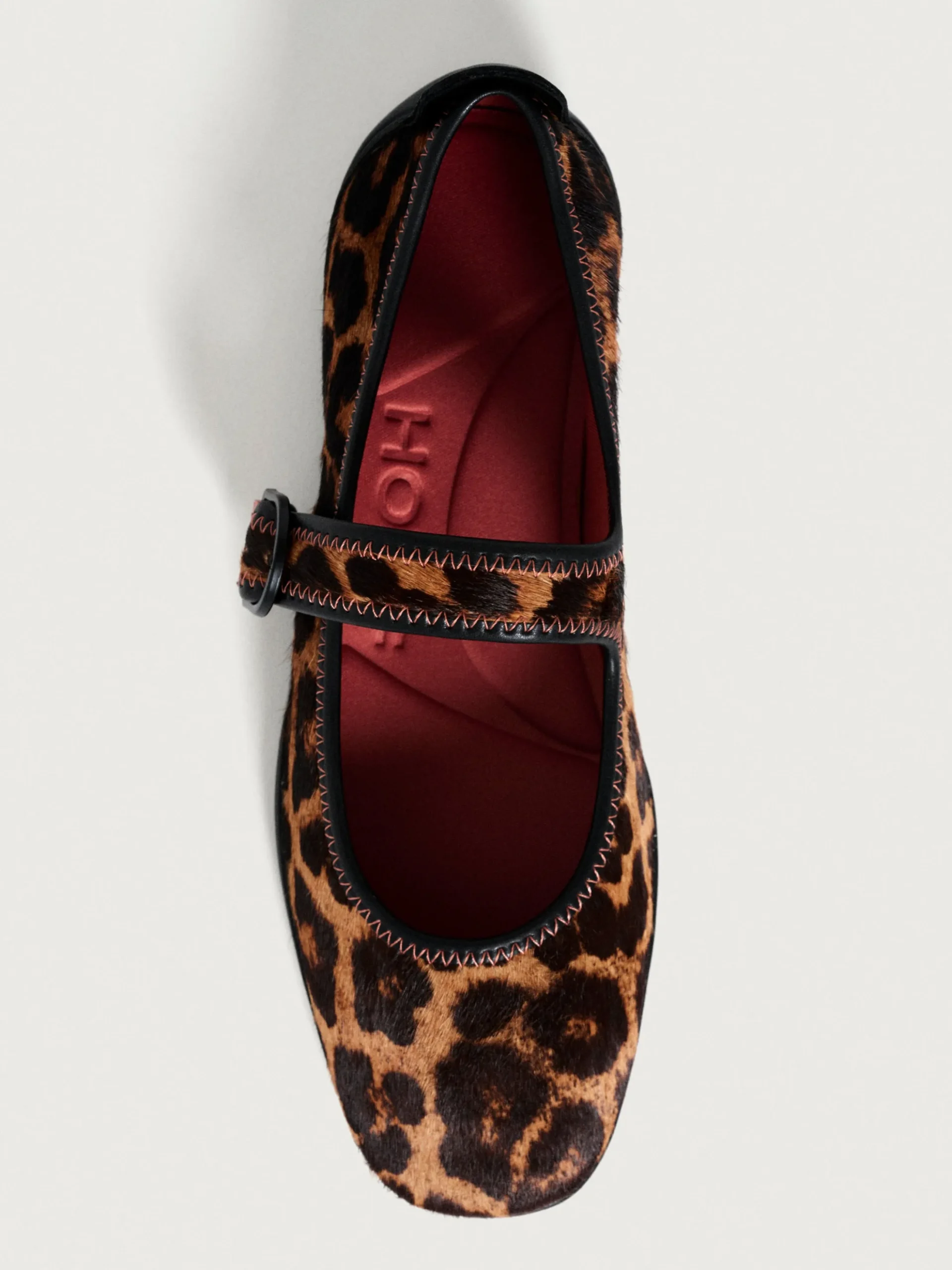 Mujer HOFF Zapato Plano|MARY JANE SCALA ANIMAL PRINT MARRÓN