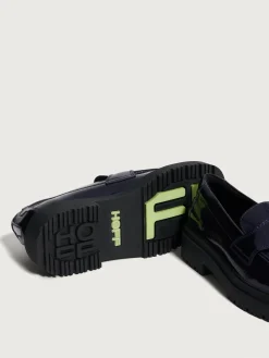 Mujer HOFF Zapato Plano|MOCASÍN SCHOOL AZUL
