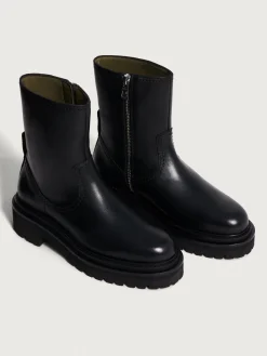 Mujer HOFF Botas Y Botines|OFFICE BLACK LEATHER BOOT