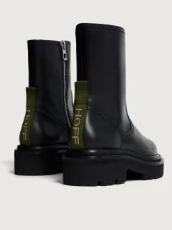 Mujer HOFF Botas Y Botines|OFFICE BLACK LEATHER BOOT