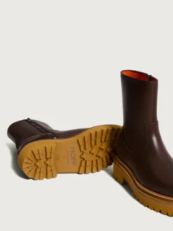 Mujer HOFF Botas Y Botines|OFFICE BROWN LEATHER BOOT