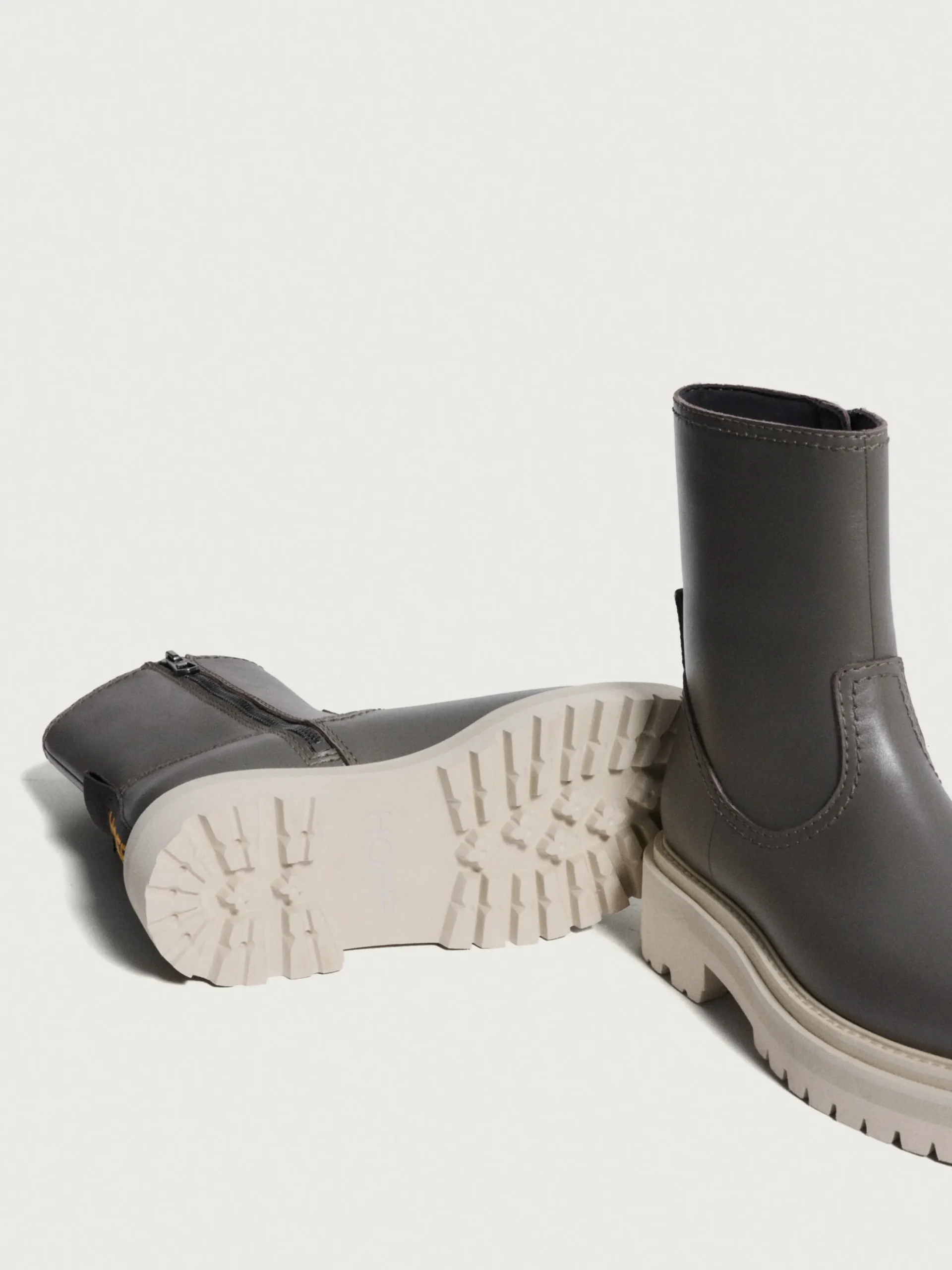 Mujer HOFF Botas Y Botines|OFFICE GRAY LEATHER BOOT