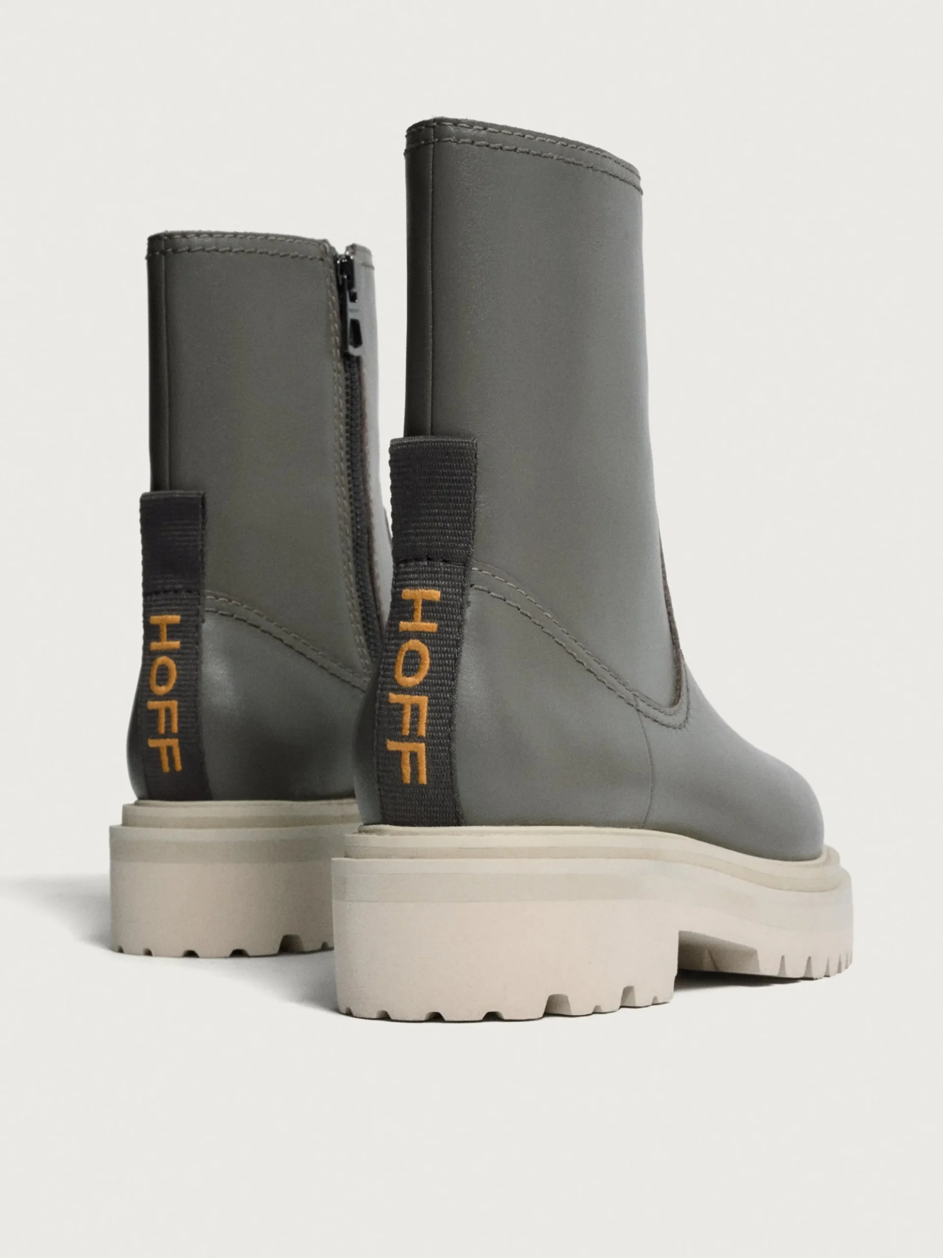 Mujer HOFF Botas Y Botines|OFFICE GRAY LEATHER BOOT