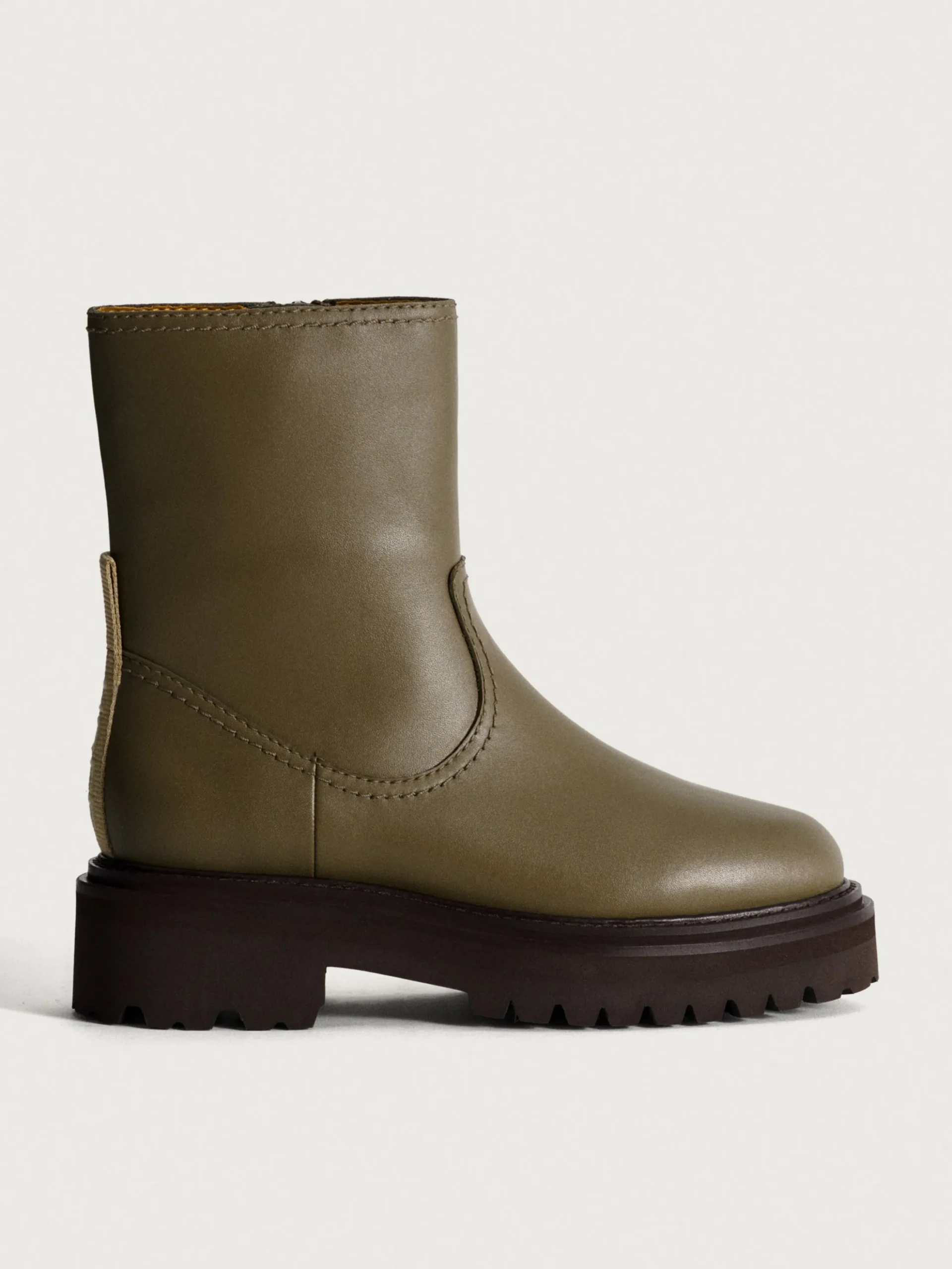 Mujer HOFF Botas Y Botines|OFFICE GREEN LEATHER BOOT