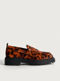 Mujer HOFF Zapato Plano|SCHOOL ANIMAL PRINT ORANGE LOAFER