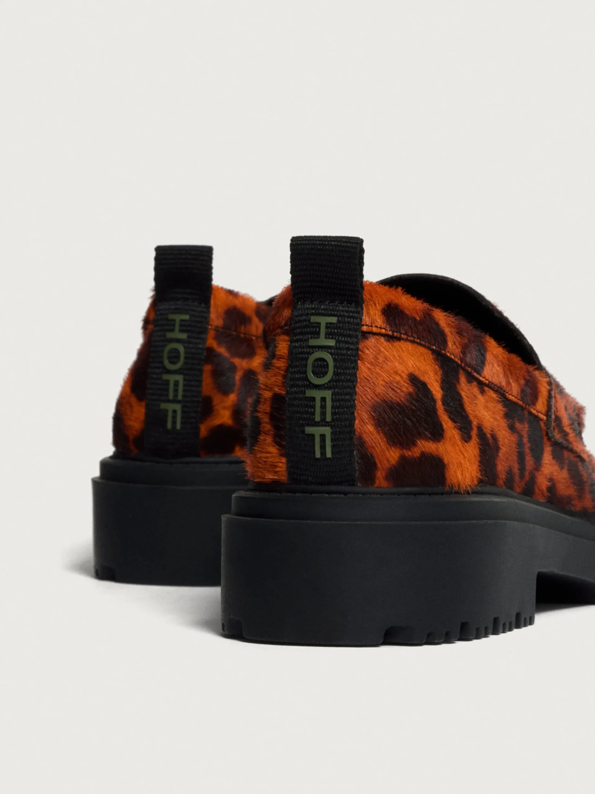 Mujer HOFF Zapato Plano|SCHOOL ANIMAL PRINT ORANGE LOAFER